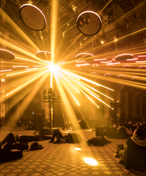 these colorful beams of light sing a hymn of human perception
