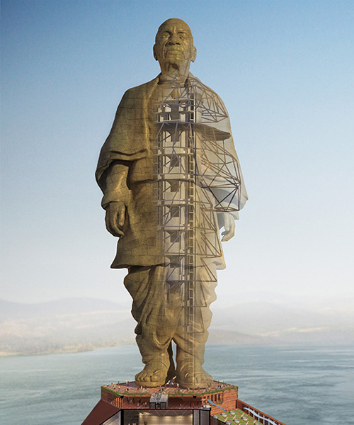 the tallest statue in the world will be twice the height of lady liberty