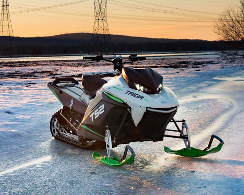 taiga’s tesla-inspired TS2 electric snowmobile goes 0-60 in 3 seconds