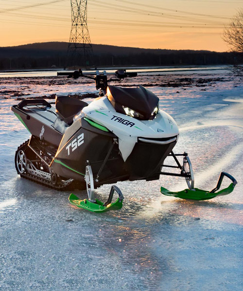 taiga’s tesla-inspired TS2 electric snowmobile goes 0-60 in 3 seconds