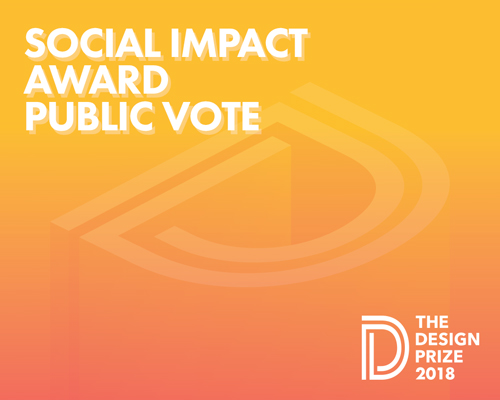 THE DESIGN PRIZE: public voting for SOCIAL IMPACT award 2018