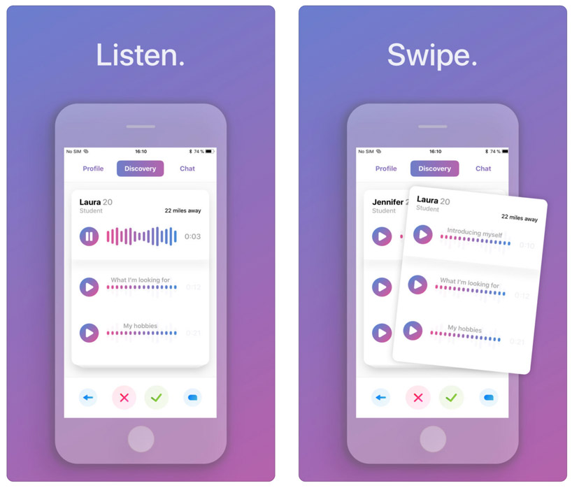 forget looks, this dating app lets you pick your match based on their voice