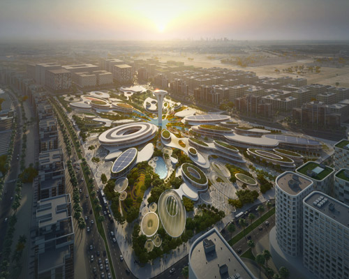 zaha hadid architects will design central hub in $6.8 billion sharjah development