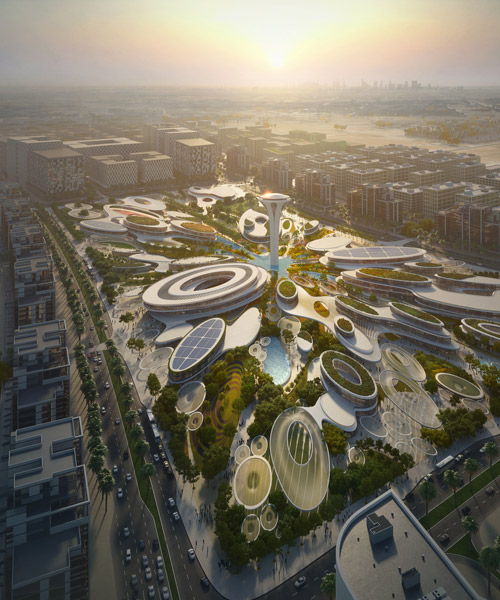zaha hadid architects will design central hub in $6.8 billion sharjah development