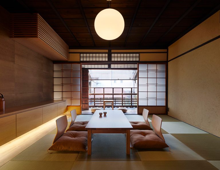 this guest house by B.L.U.E. studio creates a collage of japanese ...