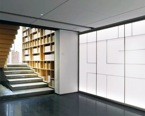 minggu design's #24 cathay restaurant is a stone and bamboo forest