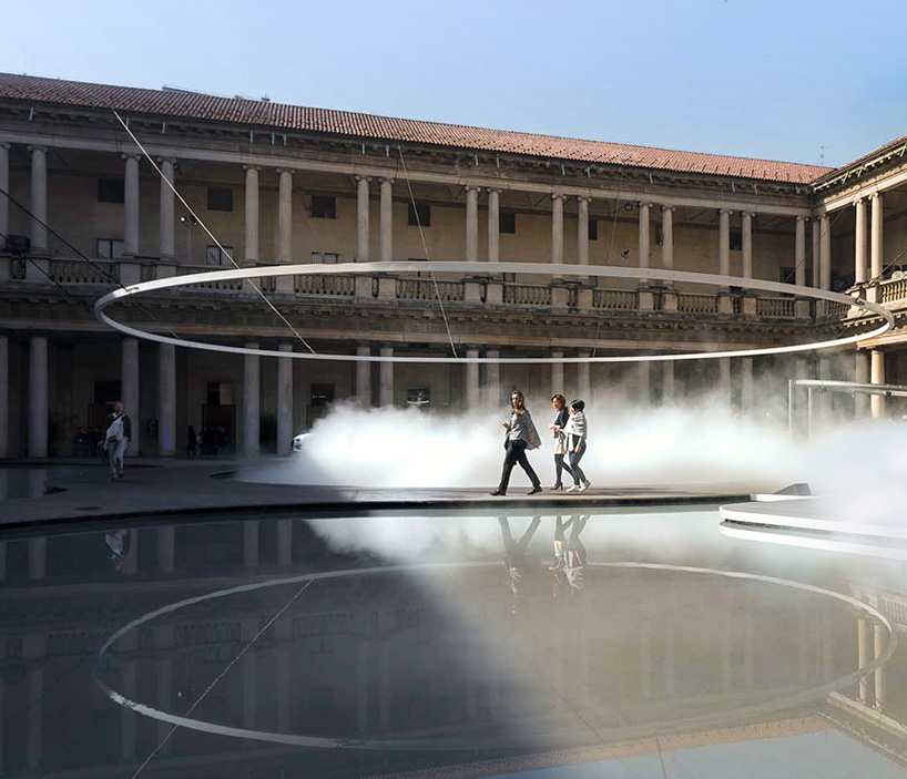 AUDI's 'fifth ring' installation by MAD architects lights up milan design week