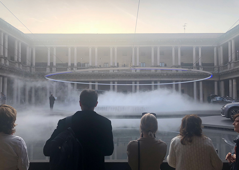 AUDI's 'fifth ring' installation by MAD architects lights up milan design week