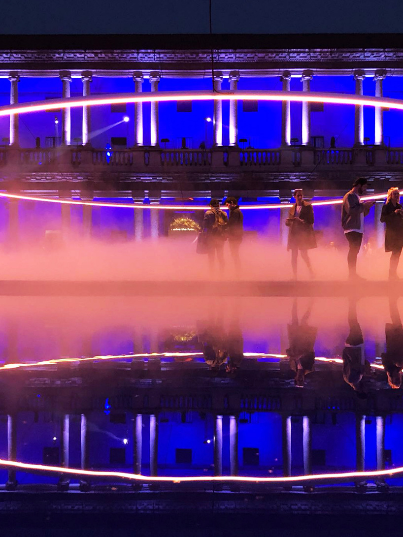 AUDI's 'fifth ring' installation by MAD architects lights up milan design week