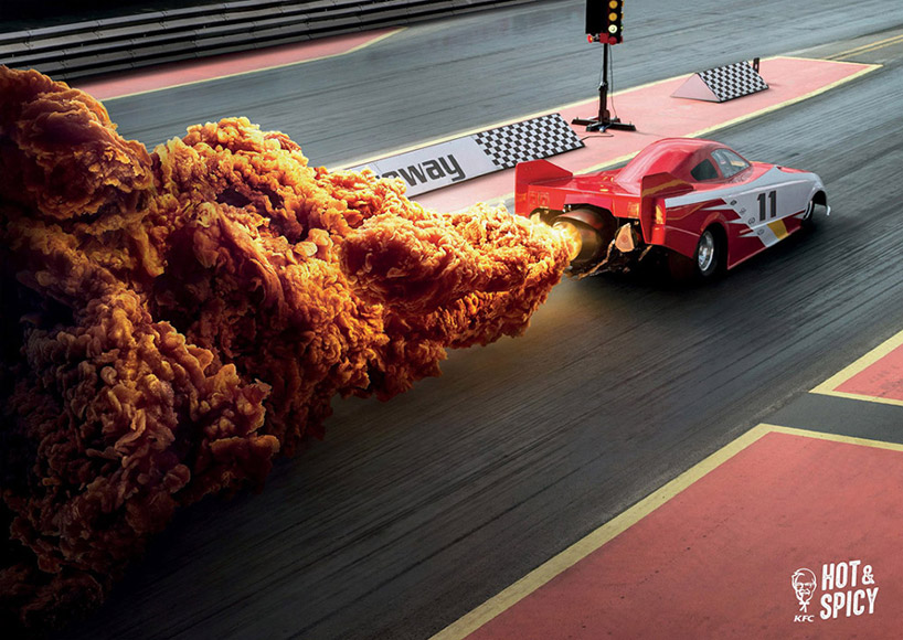 this explosive KFC ad campaign was made entirely of fried chicken