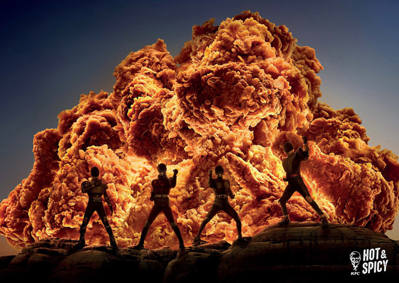 this explosive KFC ad campaign was made entirely of fried ...