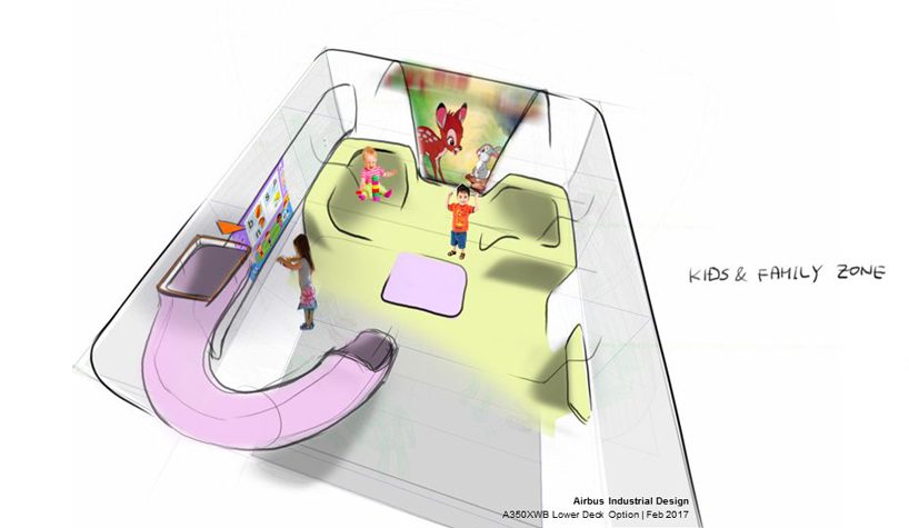 airbus transforms cargo holds into lower-deck dormitories