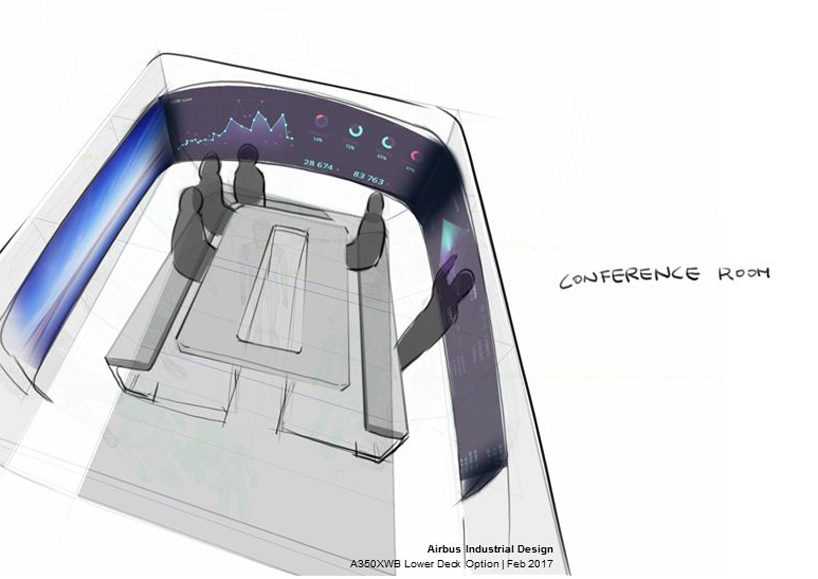 airbus transforms cargo holds into lower-deck dormitories