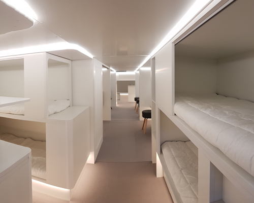 airbus transforms airplane cargo holds into lower-deck dormitories