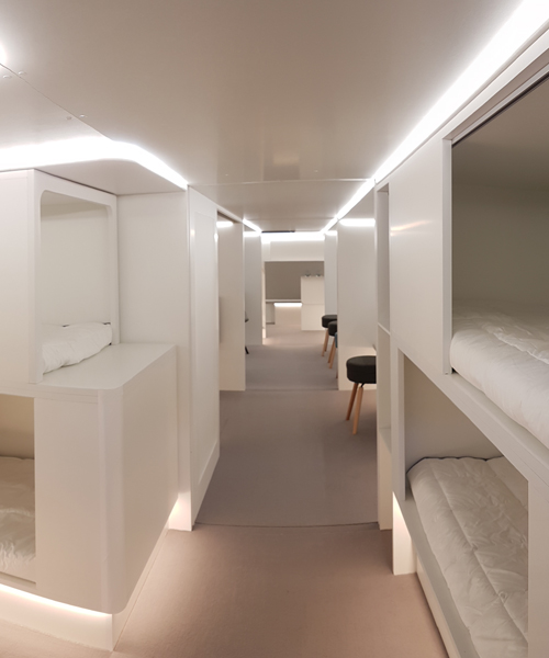 airbus transforms airplane cargo holds into lower-deck dormitories