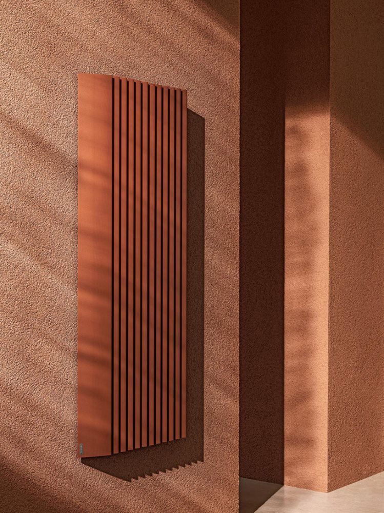 alberto meda designs modular radiator with pleated surfaces for tubes ...