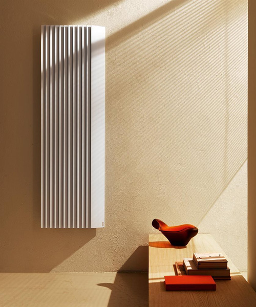 alberto meda designs modular radiator with pleated surfaces for tubes ...