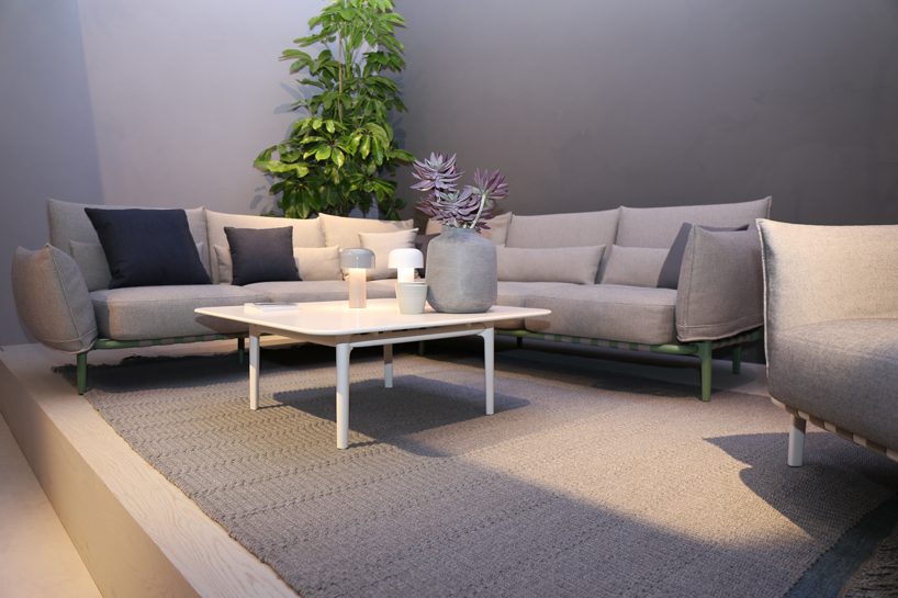 barber & osgerby's BREA modular lounge system for dedon at milan design week