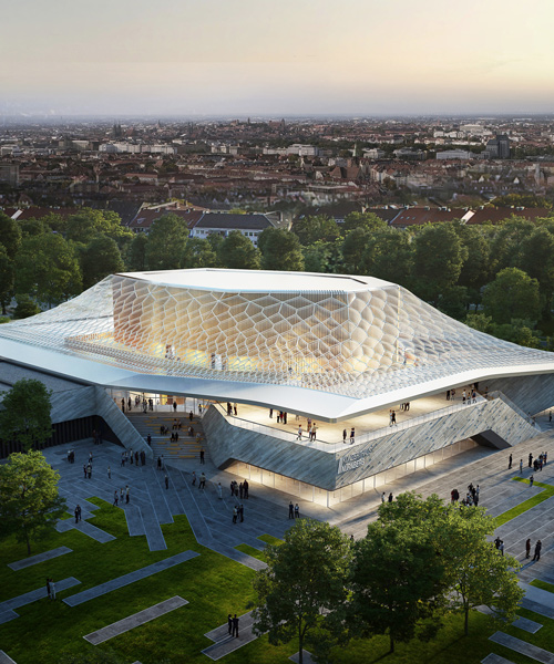 matthijs la roi architects + BART//BRATKE propose new concert hall for nuremberg