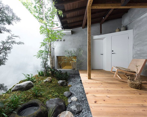 td-atelier refurbishes century-old japanese guesthouse with modern interventions