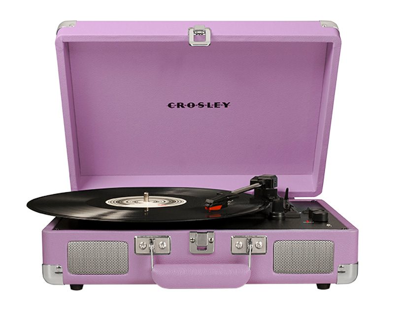 crosley's most popular turntable just got the denim treatment