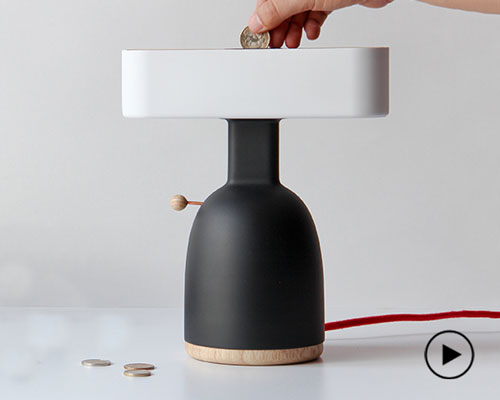 dina, a lamp that makes you conscious of the value of light, by MOAK studio