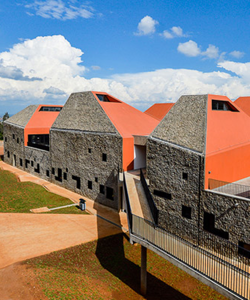 edwin seda presents images of rwanda's kigali architecture school in dynamic light
