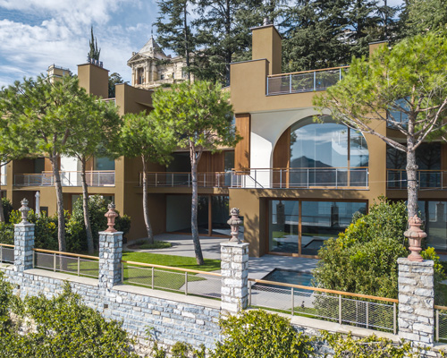 herzog & de meuron builds eight villas on the inclined banks of lake lugano