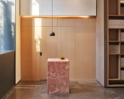 minggu design's #24 cathay restaurant is a stone and bamboo forest