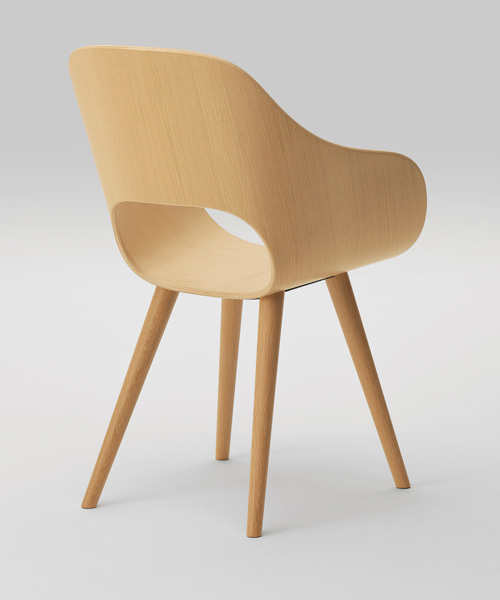 maruni celebrates 90 years with wooden chairs by naoto fukasawa and jasper morrison