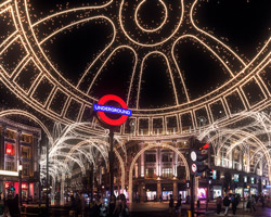 napp studio proposes a cathedral of light in central london for future festivities