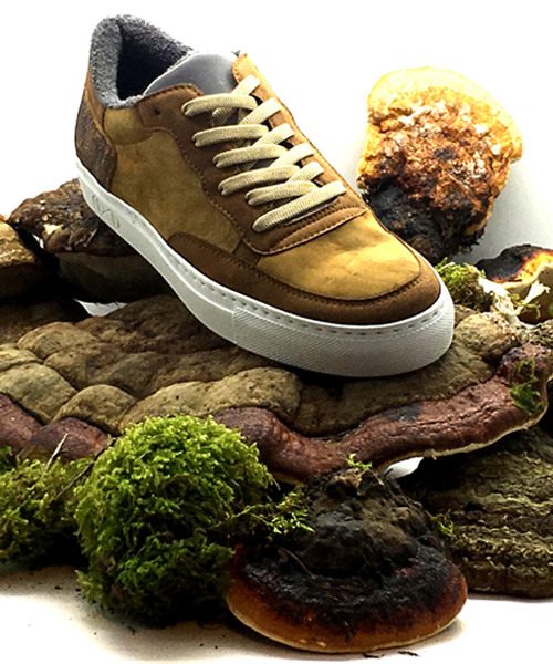 nat-2 ™ x zvnder's vegan fungi sneaker is made from tree fungus and innovative materials