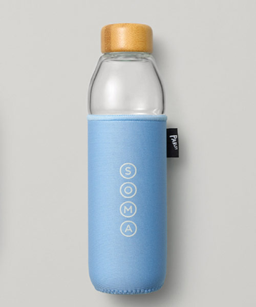 parley & soma upcycle ocean plastic waste into reusable bottles
