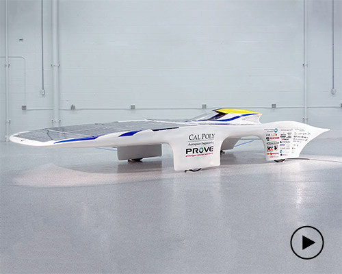 this solar-powered car can reach 100km/h with no battery