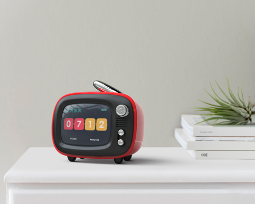 the lofree QTV is a nostalgic bluetooth speaker with 5 hours of playtime