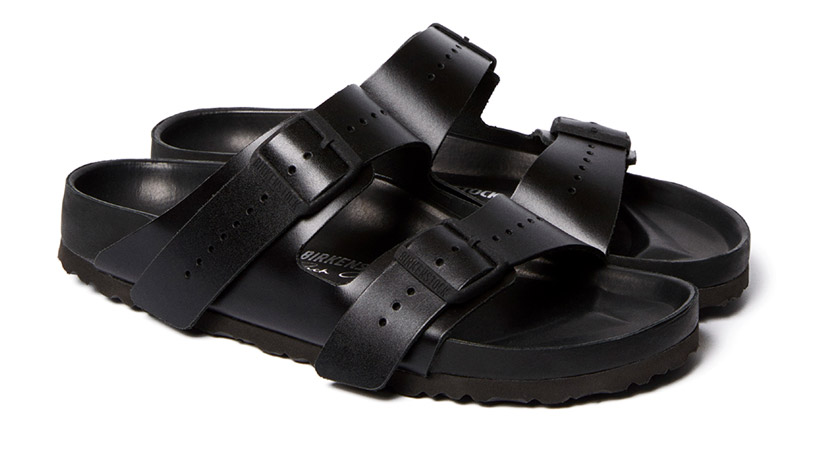 the rick owens X birkenstock: classic styles in felt, leather and cowhide