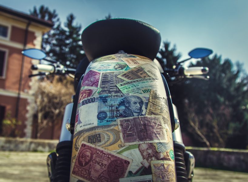 rustom's vecchio conio — old money — motorbike is inspired by italian engineering