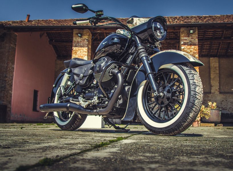 rustom's vecchio conio — old money — motorbike is inspired by italian engineering