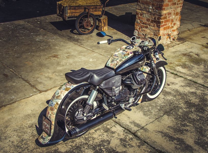 rustom's vecchio conio — old money — motorbike is inspired by italian engineering