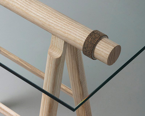 signet trestle by daniel schofield is assembled with a simple aluminum ring