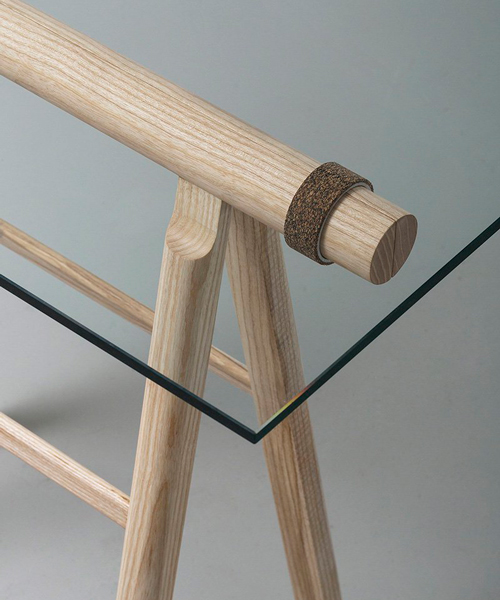 signet trestle by daniel schofield is assembled with a simple aluminum ring