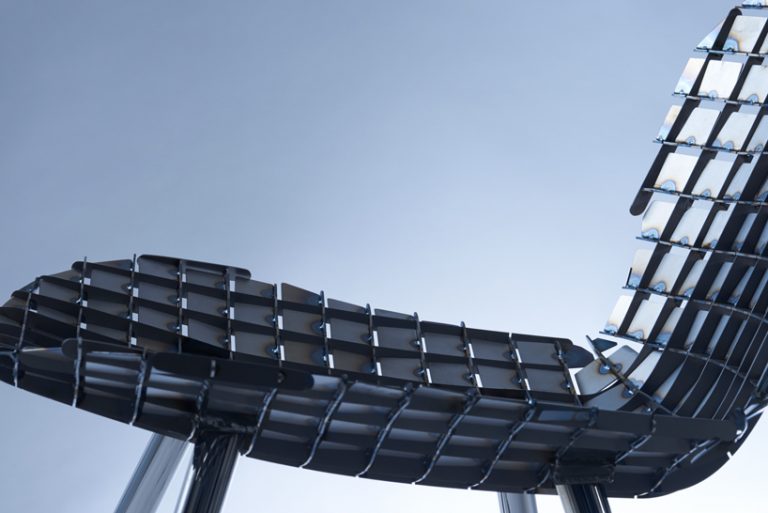We Design we+ designs unique, steel wire collection using magnetic forces