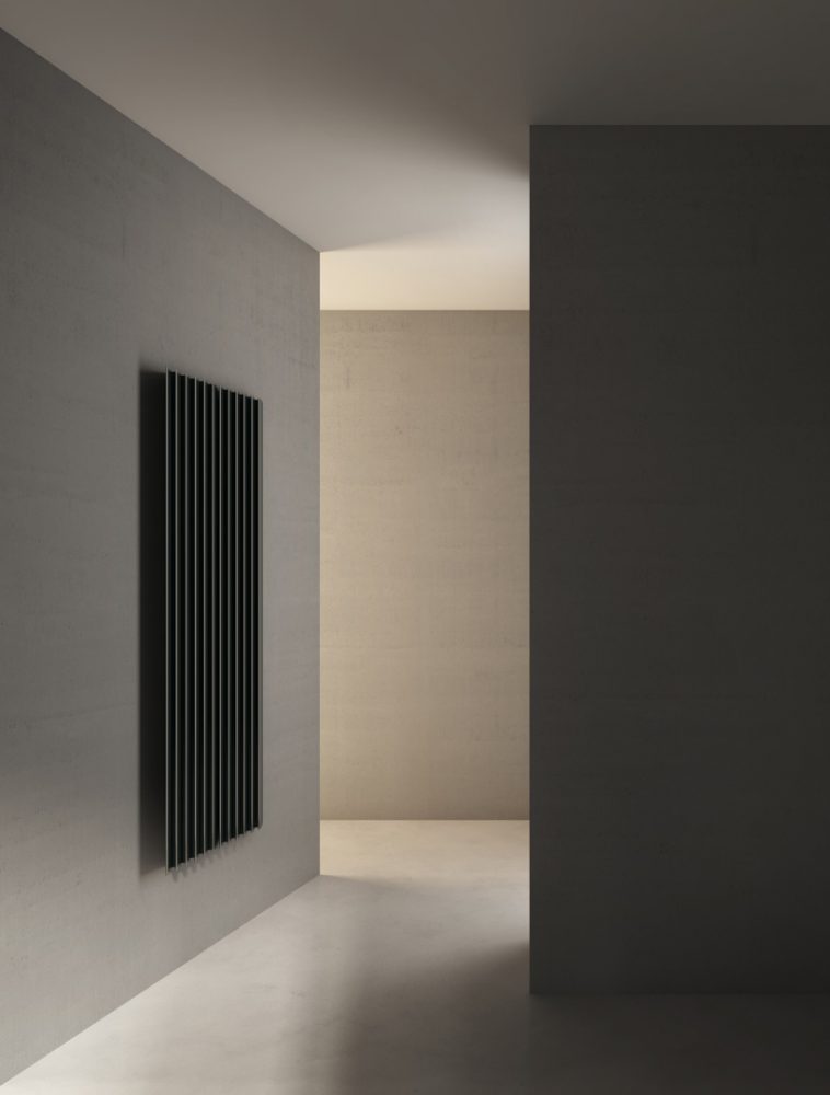 alberto meda designs modular radiator with pleated surfaces for tubes ...