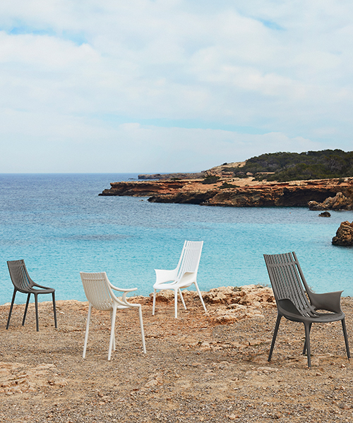 vondom ibiza collection crafted from ocean plastic washed onto the island