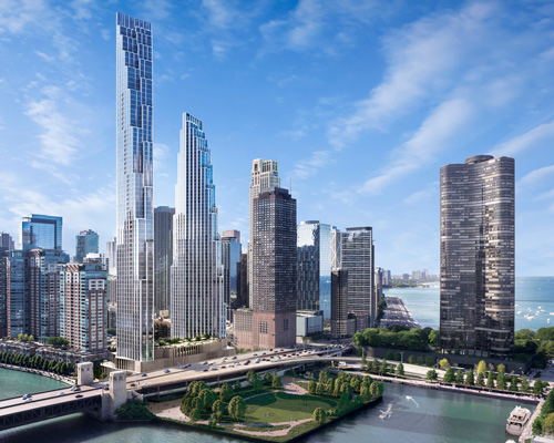 SOM unveils two-tower proposal for former chicago spire site