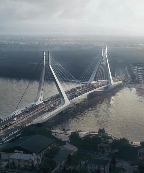 UNStudio chosen to build new bridge in budapest over the danube river