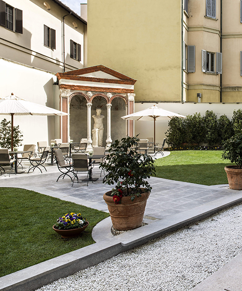 paper moon giardino by AB concept is a calming sanctuary within milan's bustling streets