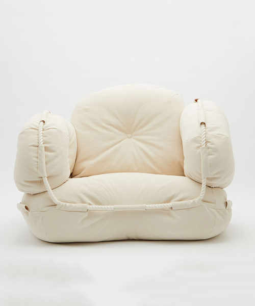 ABCD seat by faye toogood for takeyari at milan design week