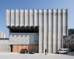 taizhou contemporary art museum by atelier deshaus nears completion in china