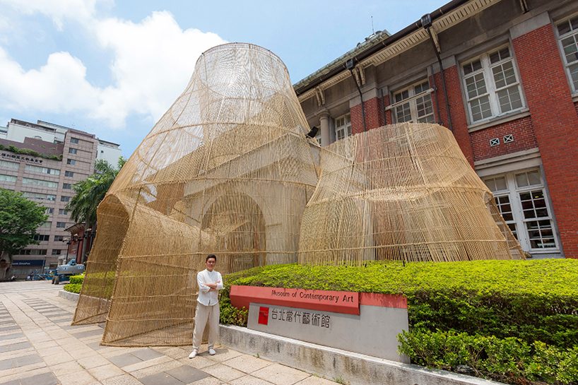 Fishing trap made of bamboo